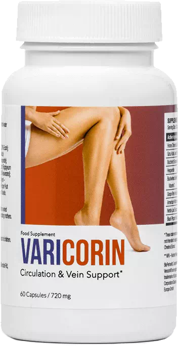Varicorin product packaging